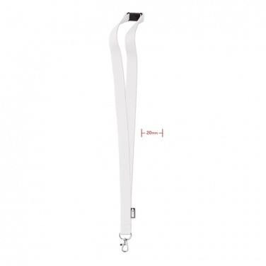 Logotrade promotional merchandise image of: Lanyard in RPET 20 mm