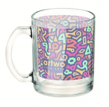 Logotrade promotional gift image of: Glass sublimation mug 300ml