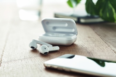 Logotrade promotional gift image of: TWS earbuds with charging base