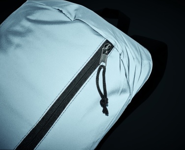 Logo trade promotional giveaways image of: High reflective backpack 600D