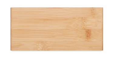 Logo trade corporate gifts image of: Wireless charger in bamboo 5W
