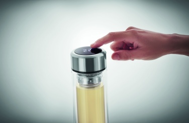 Logotrade promotional merchandise picture of: Bottle with touch thermometer