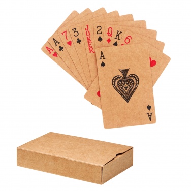 Logo trade corporate gifts image of: Recycled paper playing cards