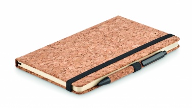 Logotrade corporate gift picture of: A5 cork notebook with pen