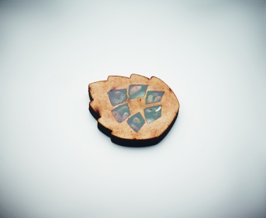 Logo trade advertising products picture of: Pine tree set