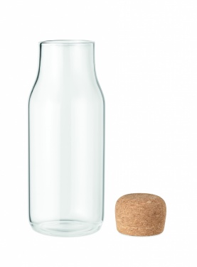 Logotrade advertising product image of: Glass bottle cork lid 600 ml