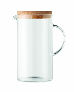 Logo trade advertising products image of: Borosilicate glass decanter 1L