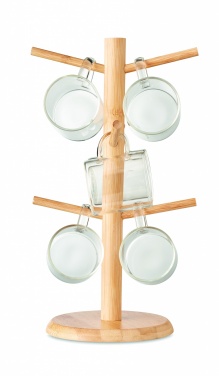 Logotrade promotional giveaway image of: Bamboo cup set holder