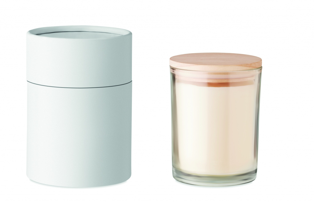 Logo trade business gifts image of: Vanilla fragranced candle
