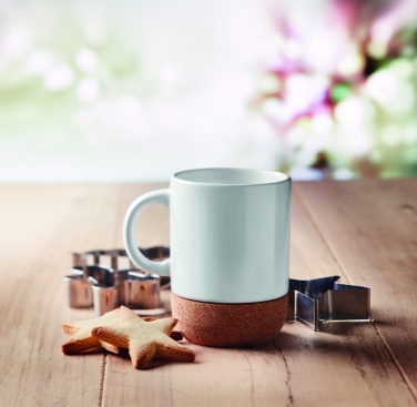 Logo trade corporate gifts picture of: Sublimation mug with cork base