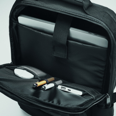 Logo trade promotional items picture of: Laptop backpack in 300D RPET