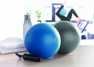 Logo trade promotional giveaways image of: Small Pilates ball with pump