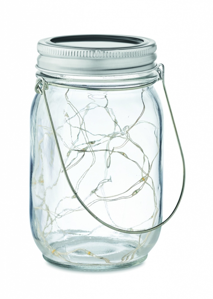 Logotrade promotional merchandise picture of: Solar mason jar outdoor lamp