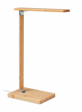 Logo trade advertising products picture of: Desktop light and charger 10W
