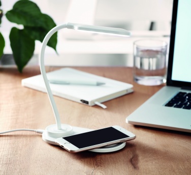 Logotrade promotional item image of: Desktop light and charger 10W