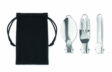 Logotrade promotional product image of: 3-piece camping cutlery set