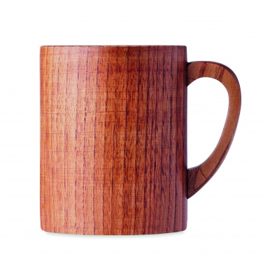 Logo trade advertising product photo of: Oak wooden mug 280 ml