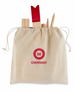 Logotrade promotional giveaway image of: Pinewood outdoor throwing game