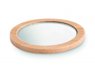 Logotrade advertising product image of: Bamboo make-up mirror