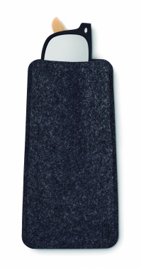 Logotrade promotional giveaway image of: RPET felt glasses case