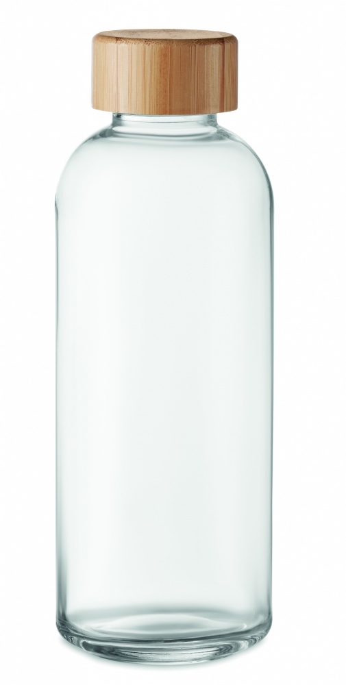 Logo trade promotional products picture of: Glass bottle 650ml bamboo lid