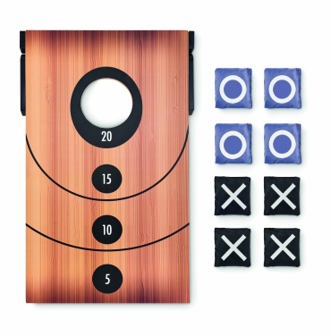 Logotrade promotional item picture of: Double sided MDF game set