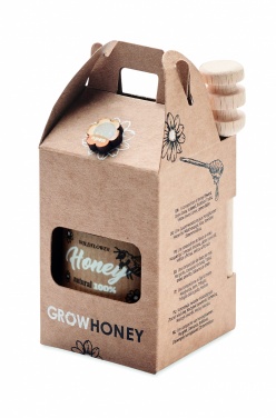 Logo trade advertising product photo of: Wildflower honey jar set 50gr