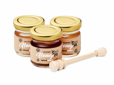 Logo trade promotional items picture of: Set of 3 wildflower honey