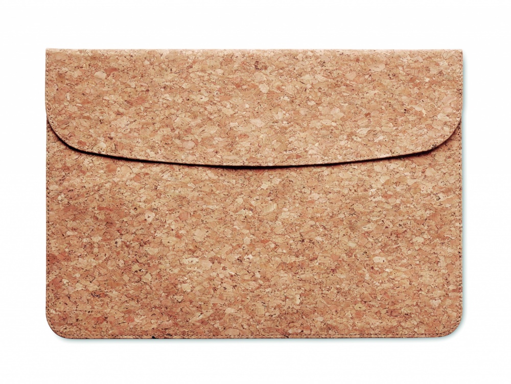 Logotrade promotional product image of: Cork laptop bag magnetic flap