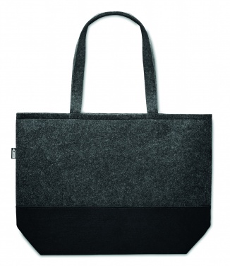 Logo trade business gifts image of: RPET felt shopping bag