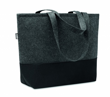 Logo trade promotional giveaways picture of: RPET felt shopping bag