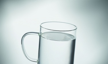 Logo trade promotional item photo of: Glass mug 400ml with cork base