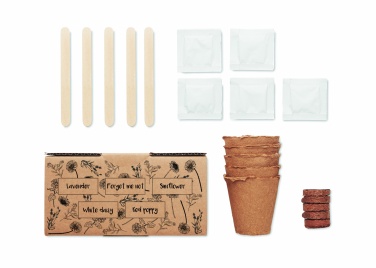 Logo trade advertising products image of: Flowers growing kit