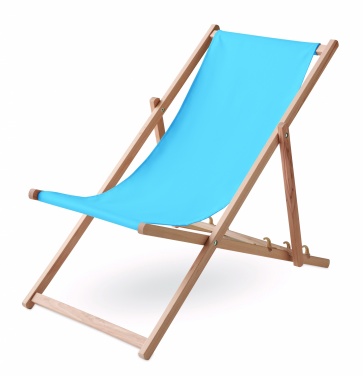Logo trade promotional products picture of: Beach chair in wood