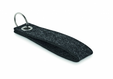 Logo trade business gift photo of: RPET felt key ring Hämeenlinna