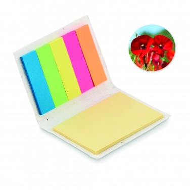 Logo trade business gifts image of: Seed paper sticky note pad