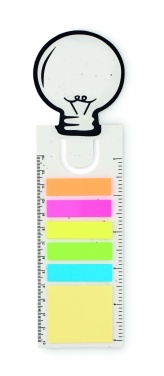 Logo trade corporate gifts image of: Seed paper bookmark w/memo pad