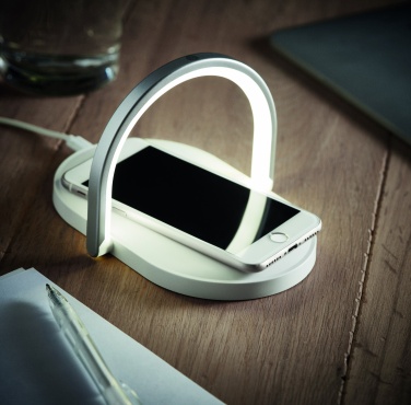 Logotrade promotional merchandise photo of: Light and wireless charger 10W