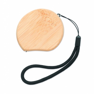 Logotrade promotional merchandise photo of: Measuring tape in bamboo 2m