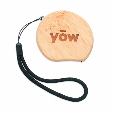 Logotrade advertising product picture of: Measuring tape in bamboo 2m