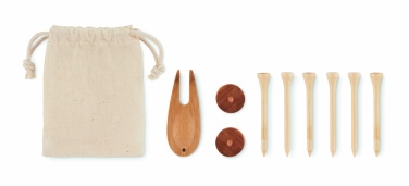 Logo trade business gifts image of: Golf accessories set in pouch