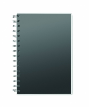 Logo trade corporate gift photo of: A5 RPET notebook recycled lined