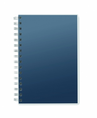 Logo trade promotional giveaway photo of: A5 RPET notebook recycled lined