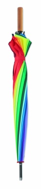 Logo trade advertising product photo of: 27 inch rainbow umbrella