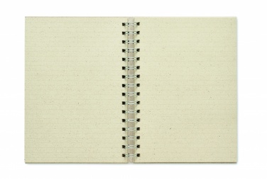 Logo trade advertising products image of: A5 grass notebook 80 lined