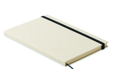 Logo trade promotional merchandise photo of: A5 grass notebook 80 lined
