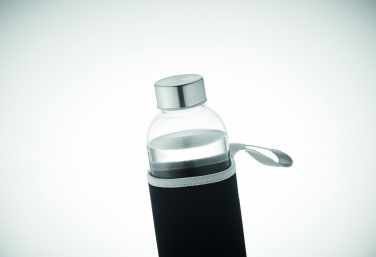 Logotrade promotional gift image of: Glass bottle in pouch 750ml