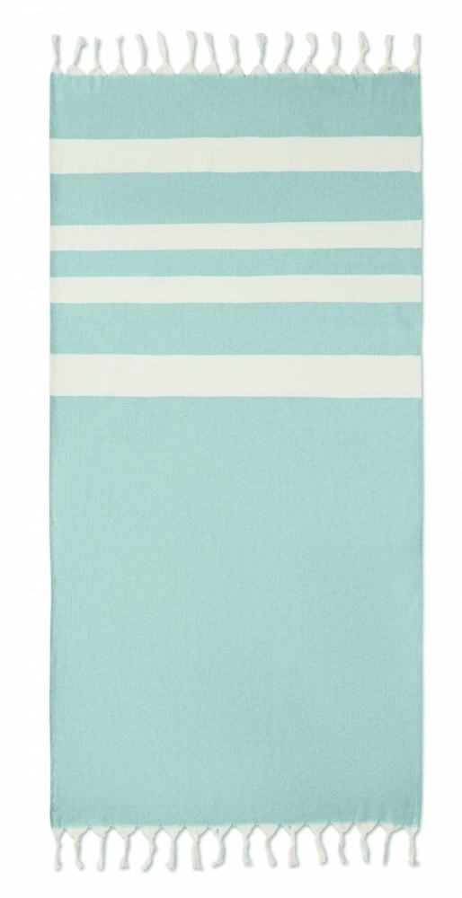 Logo trade promotional gifts picture of: Hamman towel blanket 140 gr/m²