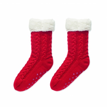 Logo trade advertising products image of: Pair of slipper sock M