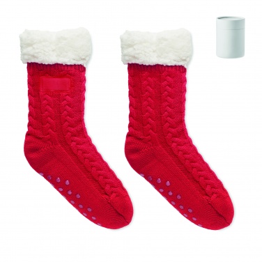 Logo trade promotional merchandise picture of: Pair of slipper sock L